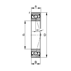 Rodamiento HSS7024-C-T-P4S FAG