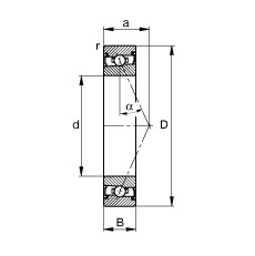 Rodamiento HSS71920-E-T-P4S FAG