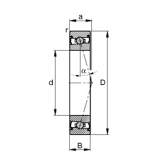 Rodamiento HCS71912-C-T-P4S FAG