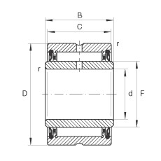 Rodamiento NA4904-2RSR INA