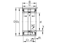 Rodamiento SL045056-PP INA