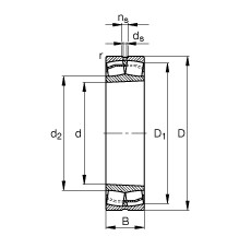 Rodamientos 23220-E1-K-TVPB FAG