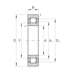 Rodamiento SL192307 INA