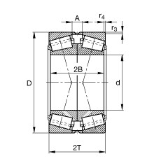 Rodamiento 30212-A-N11CA FAG