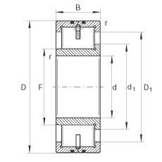 Rodamiento LSL192319-TB INA