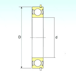 Rodamiento 6205-ZZNR ISB