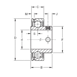 Rodamiento GYA111RR Timken