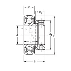 Rodamiento RA105RRB Timken