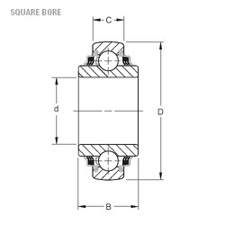 Rodamiento W208PPB13 Timken