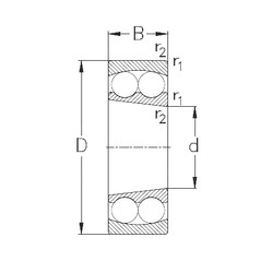 Rodamiento 2215-K NKE