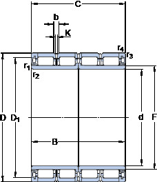 Rodamiento BC4-8003/HA1VA907 SKF