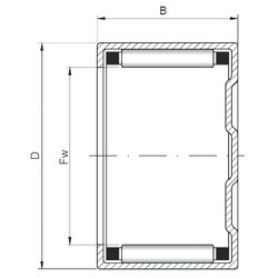 Rodamiento BK152016 CX