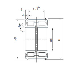 Rodamiento E5044NRNT NACHI