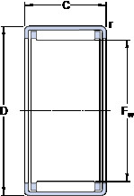 Rodamiento HK 5020 SKF