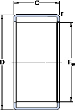 Rodamiento HN 2820 SKF