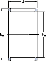 Rodamiento K 16x22x20 SKF