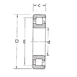 Rodamiento NF215 FBJ