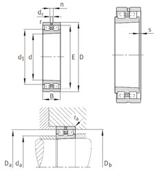 Rodamiento NN3088-AS-K-M-SP INA