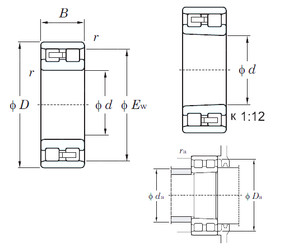 Rodamiento NN3028 KOYO