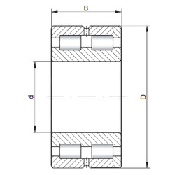 Rodamiento NNC4936 V CX