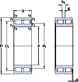 Rodamiento NNCF 4930 CV SKF