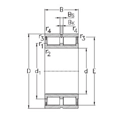 Rodamiento NNCL4952-V NKE