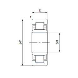 Rodamiento NU316T NACHI