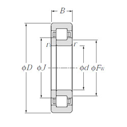 Rodamiento NUP2236E NTN