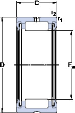 Rodamiento RNA 4906.2RS SKF