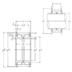 Rodamiento SL04-5008NR NTN