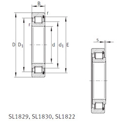 Rodamiento SL181892-E INA