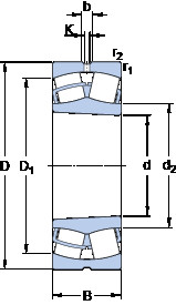 Rodamientos 23948 CCK/W33 SKF