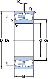 Rodamientos 24892 CAMA/W20 SKF