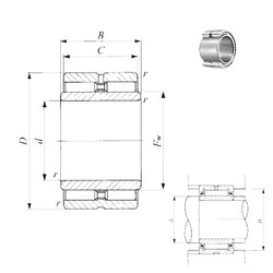 Rodamiento GTRI 355630 IKO