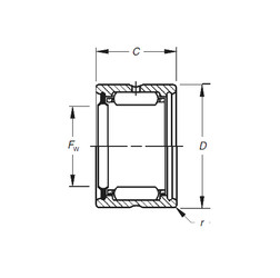 Rodamiento HJ-486028RS Timken