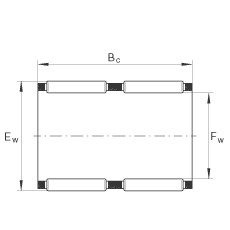 Rodamiento K60X66X33-ZW INA