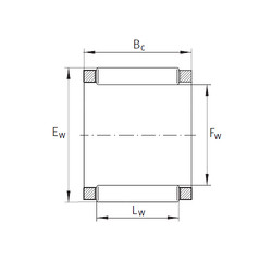 Rodamiento KBK 18x22x25 INA