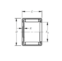 Rodamiento M-18121 Timken