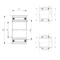 Rodamiento NAF 7010030 IKO