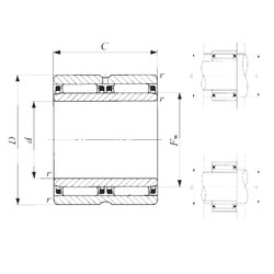 Rodamiento NAFW 203526 IKO