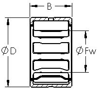 Rodamiento NCS2220 AST