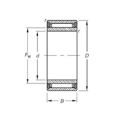 Rodamiento NKJ6/16 Timken