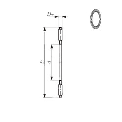 Rodamiento NTB 100135 IKO