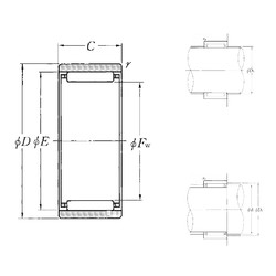 Rodamiento RNAO-70×90×30 NTN