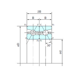 Rodamiento 100TAH10DB NACHI