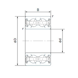 Rodamiento 45BG07S5G-2DL NACHI