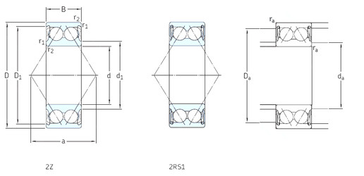 Rodamiento 3205A-2RS1 SKF