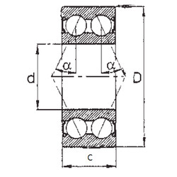 Rodamiento 5213-2RS FBJ