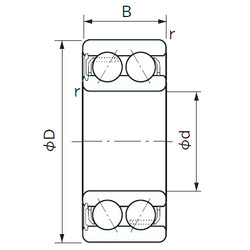 Rodamiento 5205NS NACHI