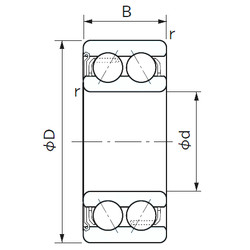 Rodamiento 5203Z NACHI